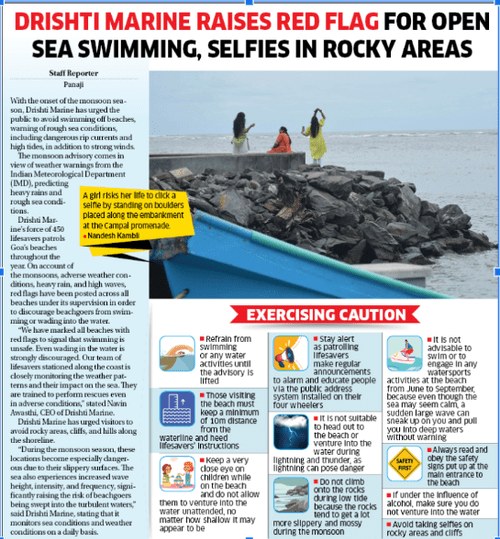 Drishti Marine Issues a Monsoon Advisery